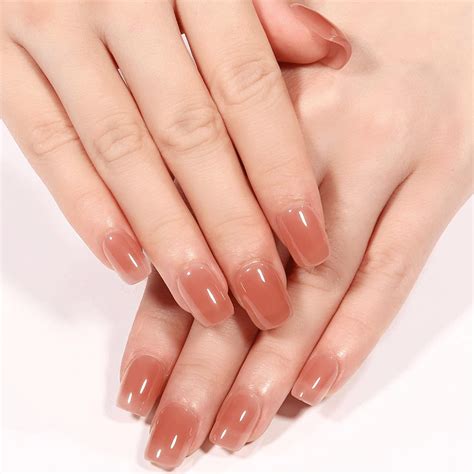 nude jelly nails|Jelly Gel